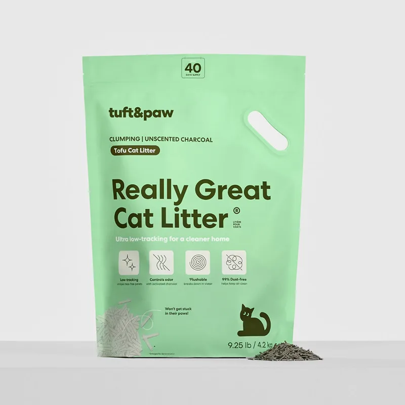 A bag of Really Great Cat Litter